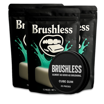 3 Brushless Gum Packs + Metal carrying box